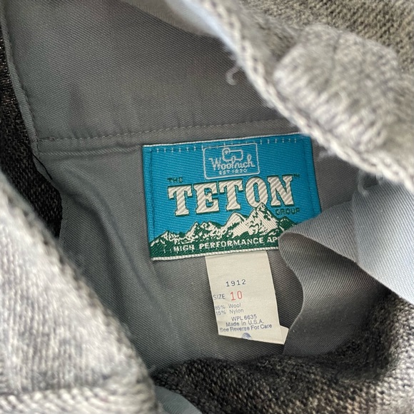 VTG Woolrich Teton Wool Cropped Trousers - Picture 7 of 8